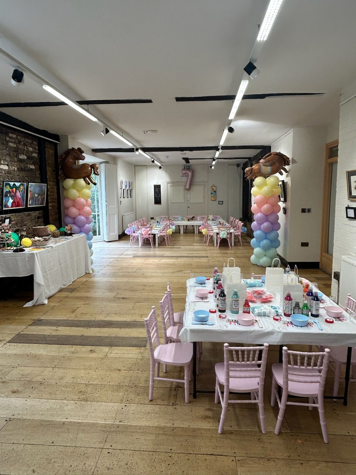 A Jazzy Slime party venue, ready to go